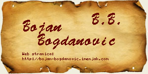 Bojan Bogdanović vizit kartica